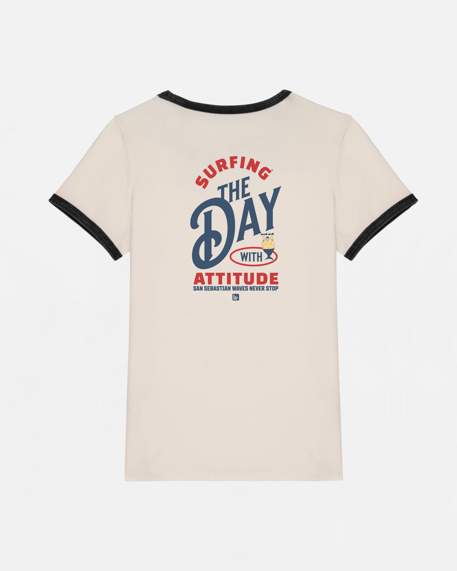 T-shirt Attitude Océan Vintage