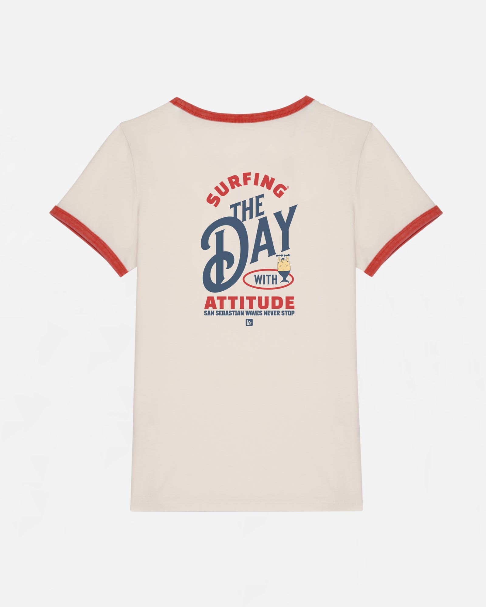 T-shirt Attitude Océan Vintage