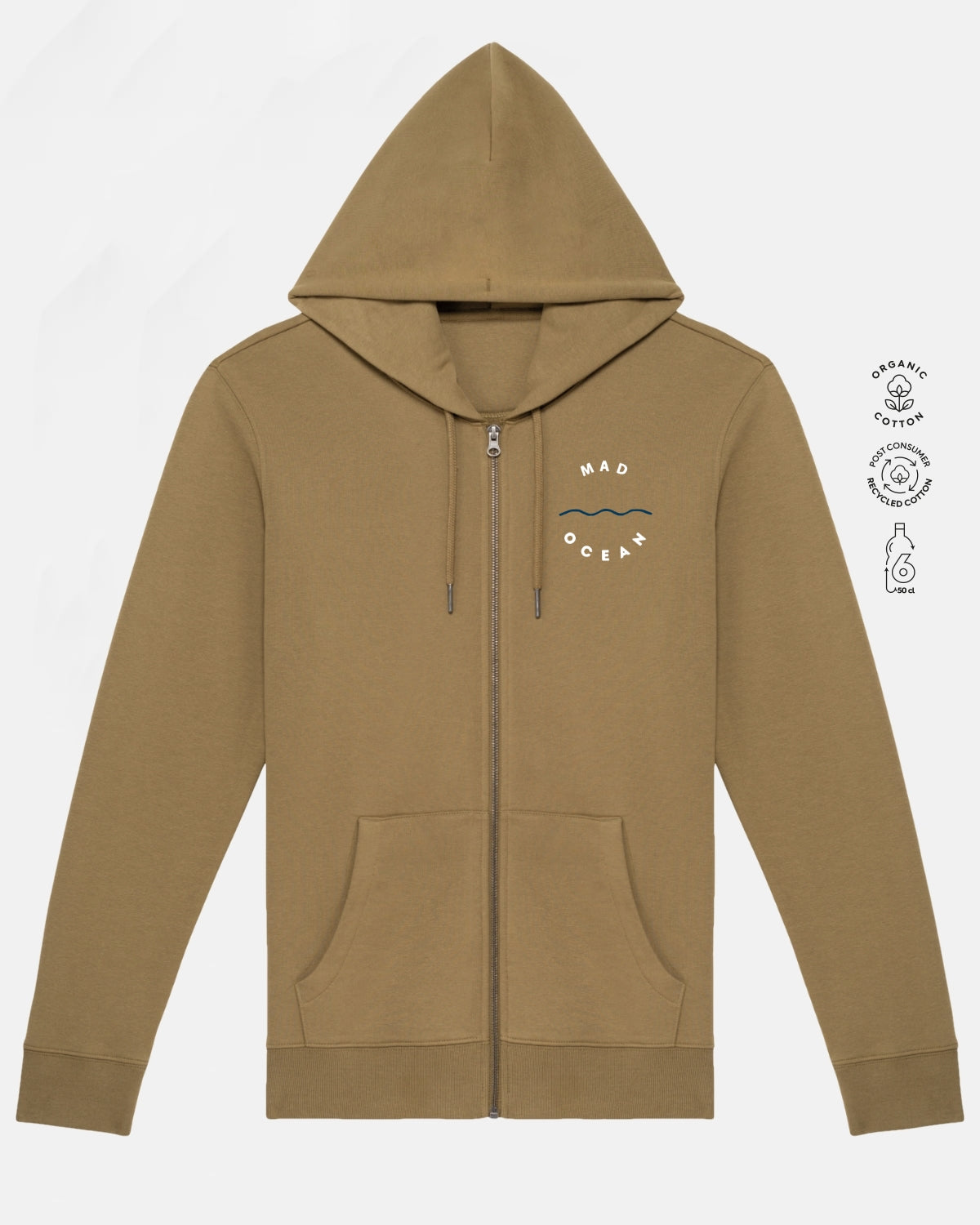 Hoodie Mad Ocean Zip