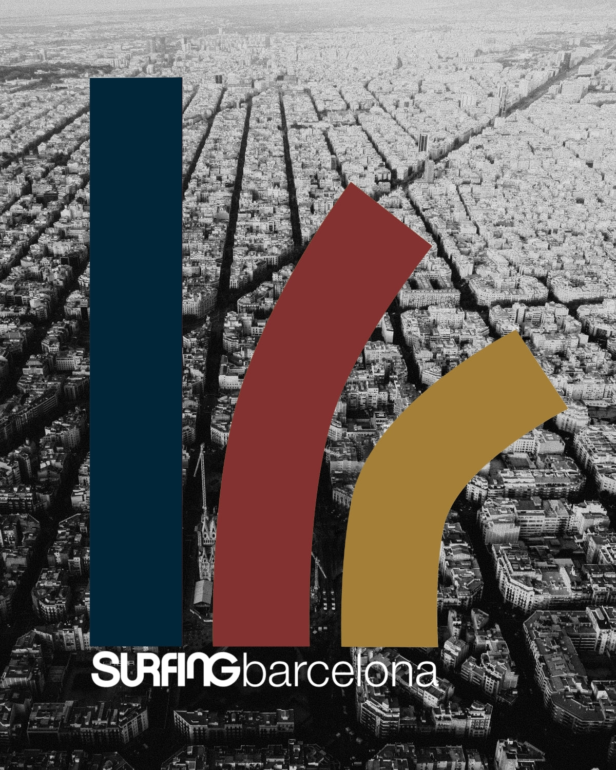 Sudadera Wave Barcelona