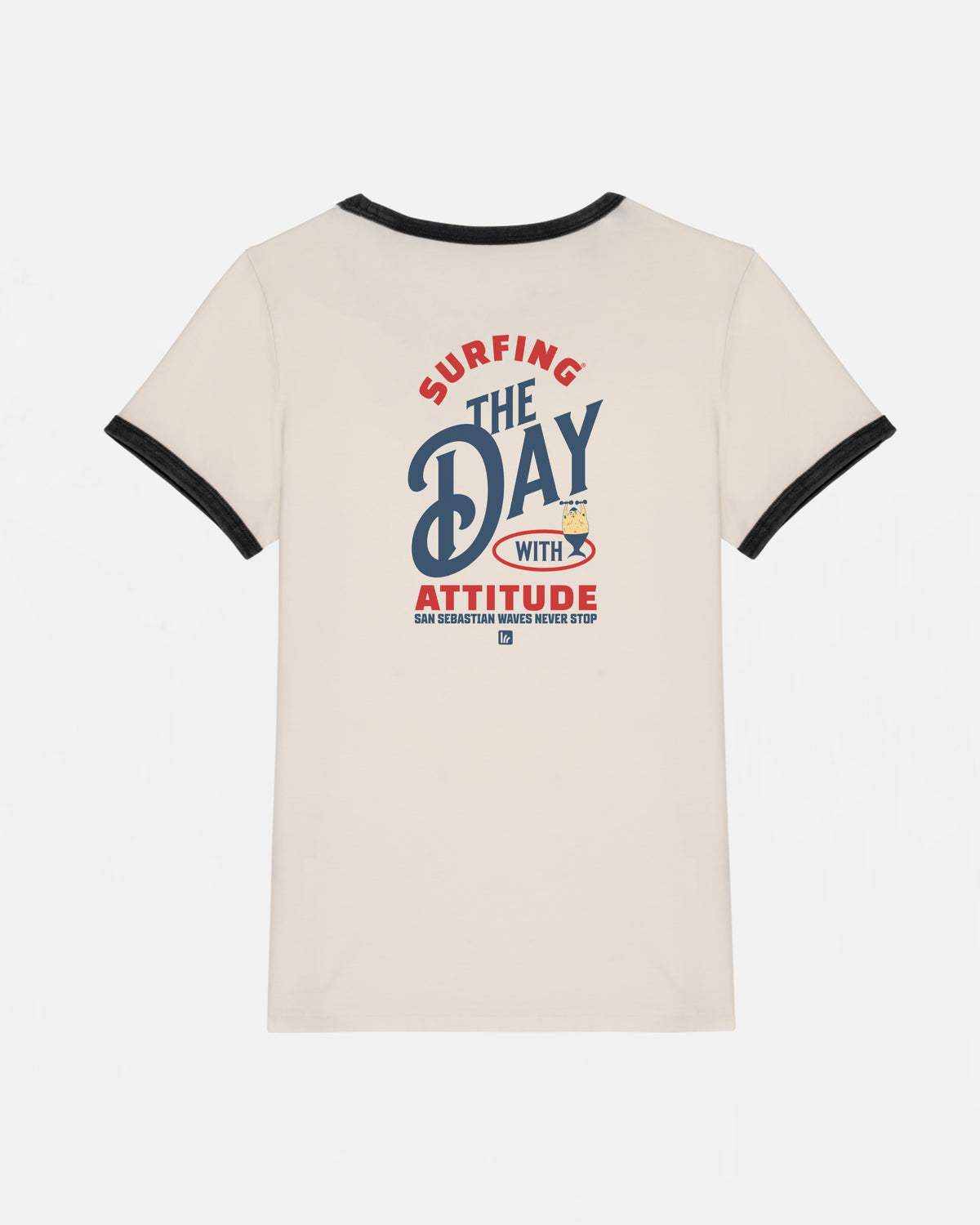 T-shirt Attitude Océan Vintage