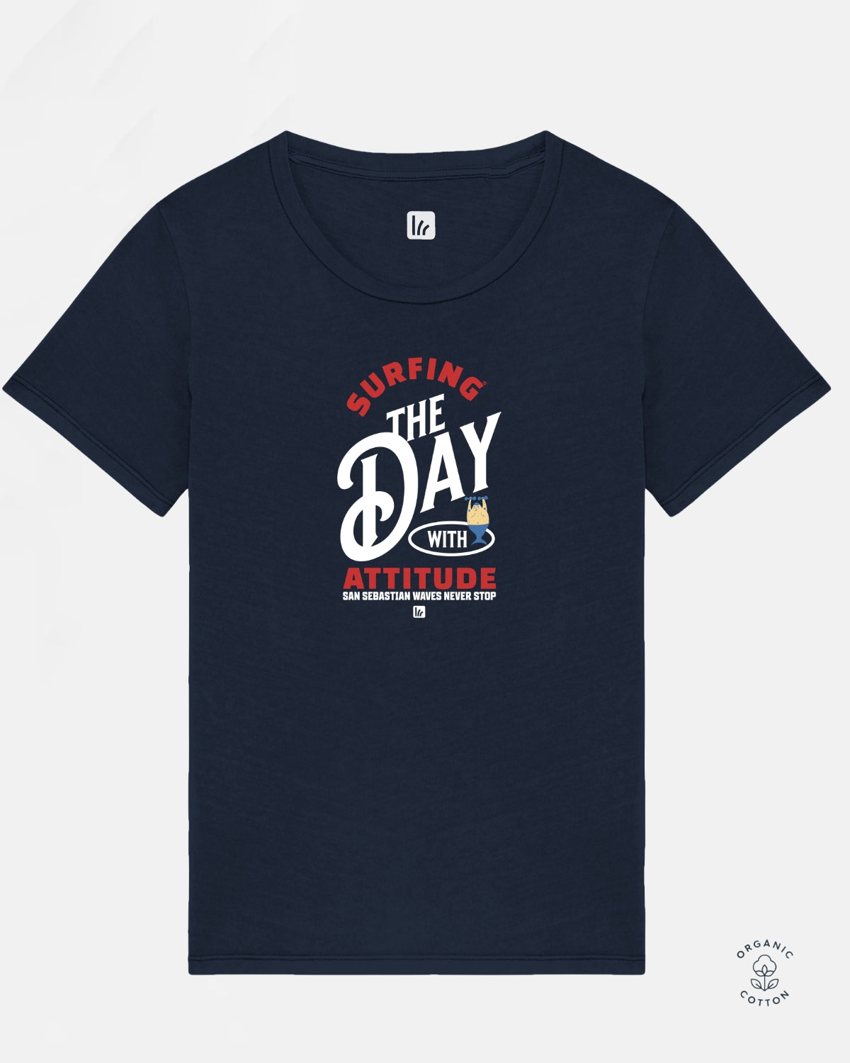 Camiseta Surfing Attitude Navy