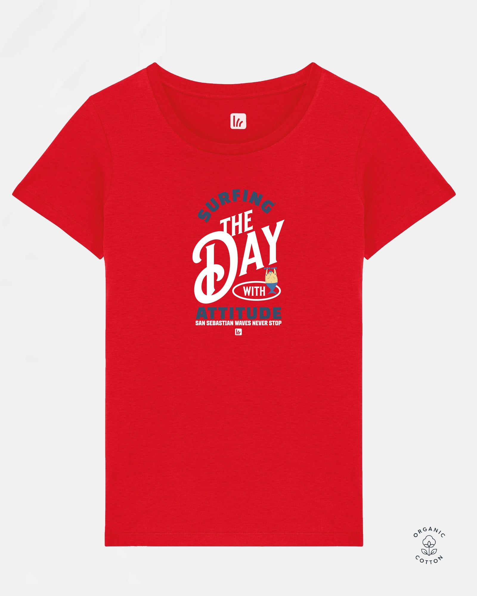 Camiseta Surfing Attitude Red