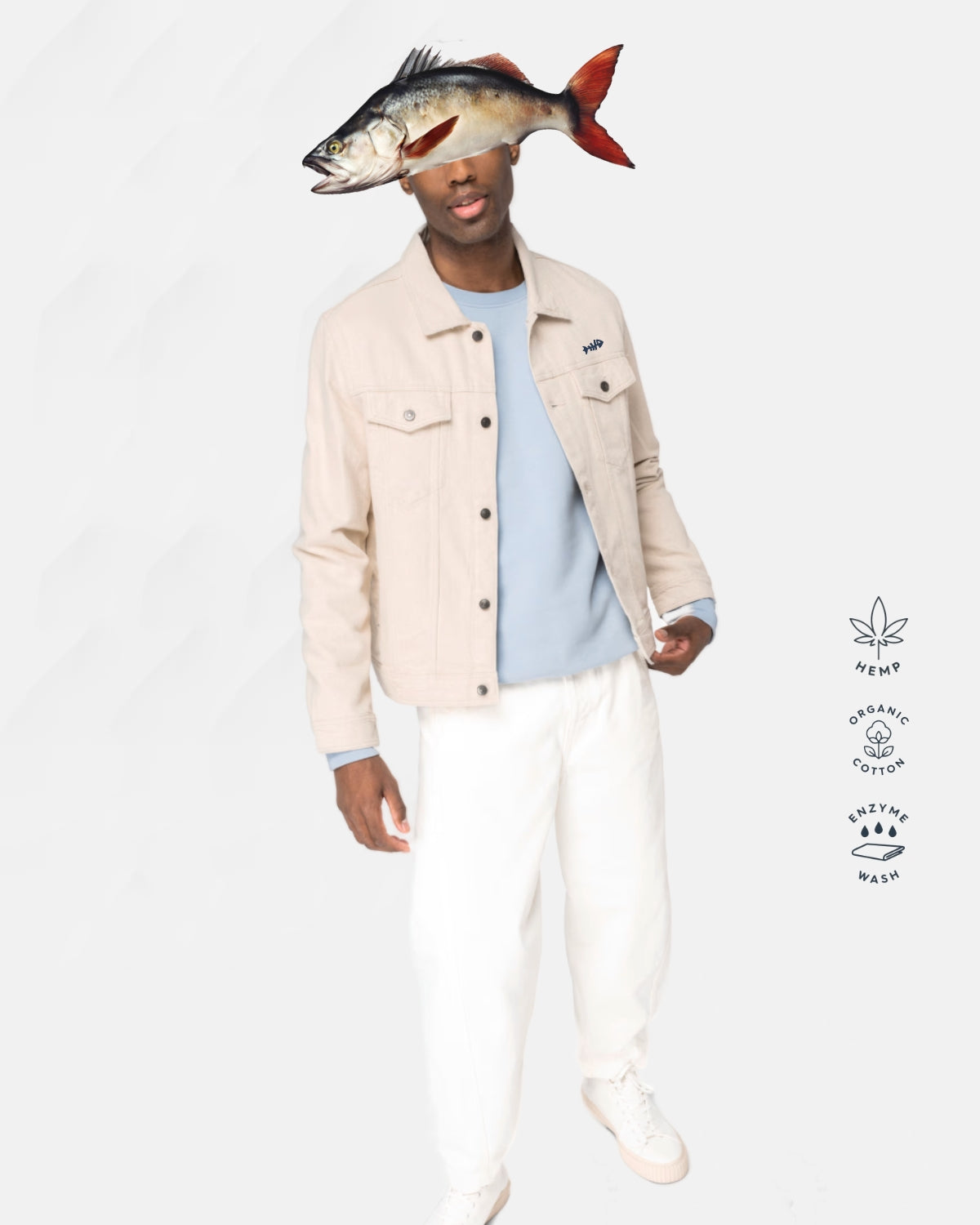 Chaqueta Minimal Fish