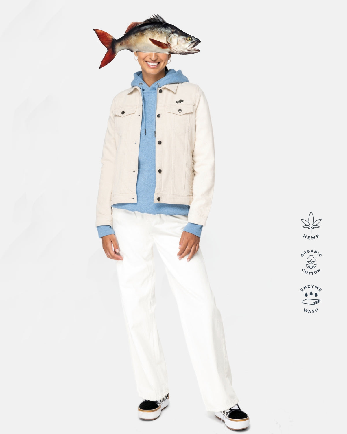 Chaqueta Minimal Fish