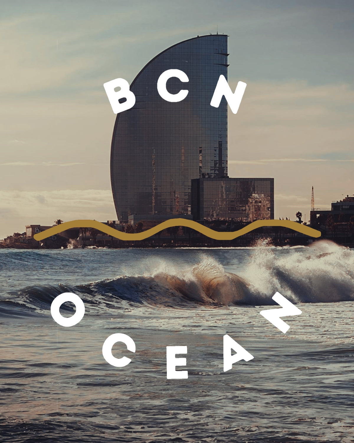 Hoodie Bcn Ocean