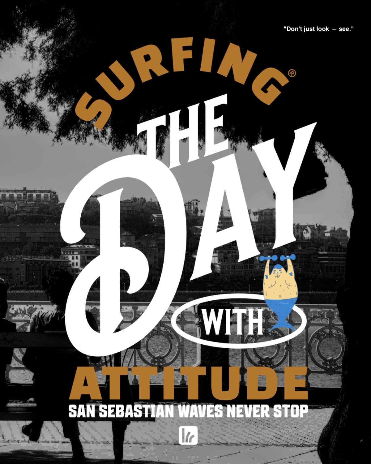 Camiseta Attitude Ocean Vintage