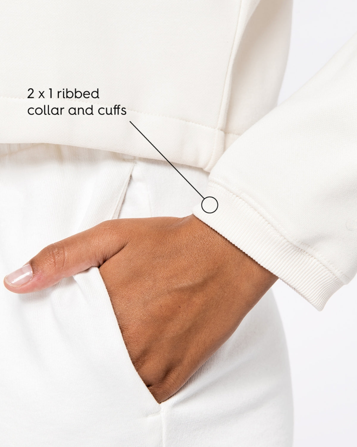 Sudadera Urban Fish Ivory